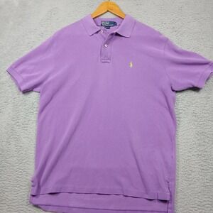 Polo Ralph Lauren Polo Shirt Mens Large Classic Fit Pony Casual Short Sleeve